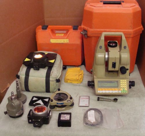Leico geosystem tc1800 theodolites survey instruments w/ lots of extras! for sale