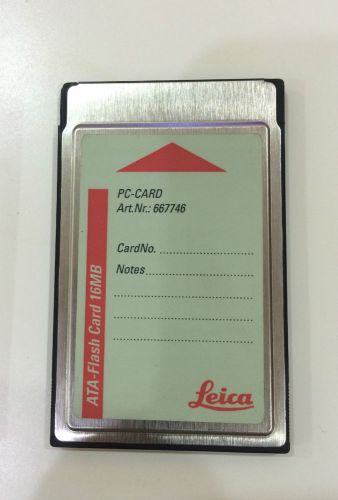 Leica ATA-Flash Card 16MB for total station GPS Ships world wide