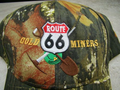 &#034;Route 66 Gold Miners&#034; Mossy Oak Camo Hat