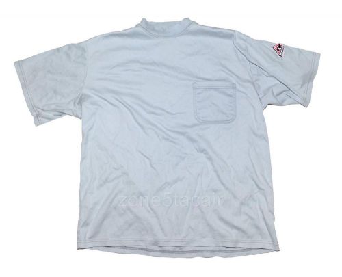 Bulwark fr fire resistant protective apparel atpv 5.1 crew shirt - xl for sale
