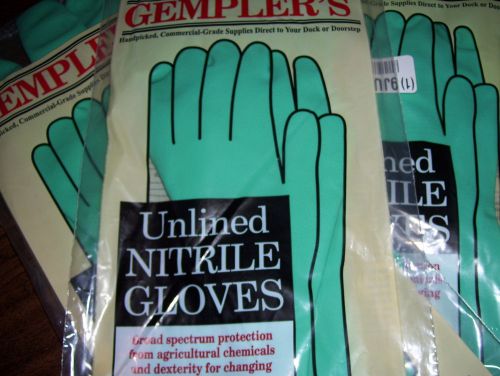 Gempler&#039;s Unlined Nitrile Gloves (Industrial Strength)