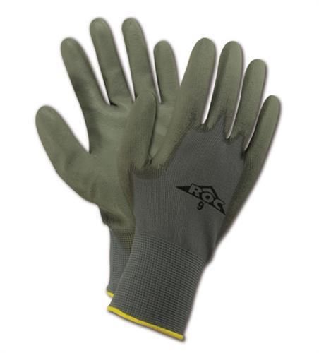 New lot 8 pair magid roc jdw150 poly work gloves palm coated small 7 safety gear for sale