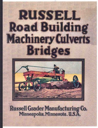 Russell Road Building Machinery, Culverts, Bridges - 1910s - reprint