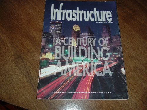 INFRASTRUCTURE 1992 CONSTRUCTION CATALOG