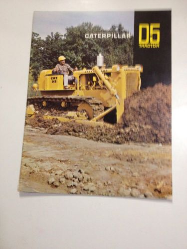 Caterpillar D5 Tractor Bull Dozer Construction Brochure / Pamplet