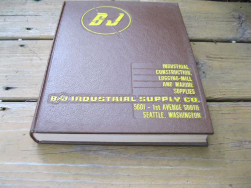 B and J Industrial Supply Co Catalog construction logging mill marine 1970 Orig