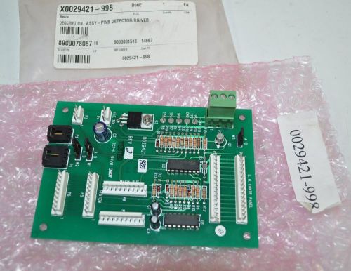 Bell &amp; Howell Mailstar Detector Driver Circuit Board/Card Model# X0029421-998