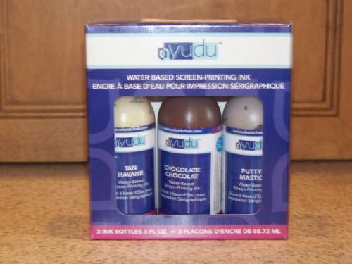 YUDU Screen-Printing 3 oz. NEUTRAL Inks set - NEW!