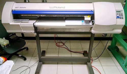 Roland VersaCAMM SP-300V 30&#034; Wide Format Eco-Solvent Inkjet Printer And Cutter