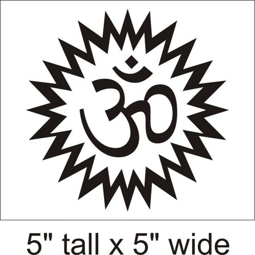 2X Om Hindu&#039;s Symbol Decal Vinyl Car i Pad Laptop Window Wall Sticker-FA24