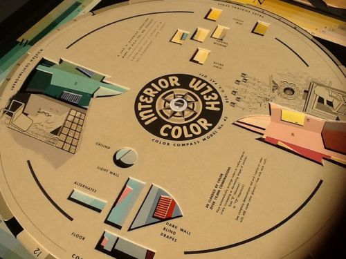 Color Helm color wheel c.1963 (in original packing w/ postmarks- ridgewood,NJ)