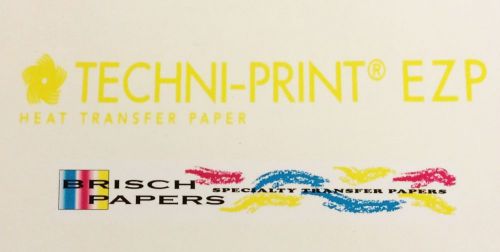 Laser transfer for white fabric, &#034;neenah techni-print ezp&#034; (a4 size) 100 sheets for sale