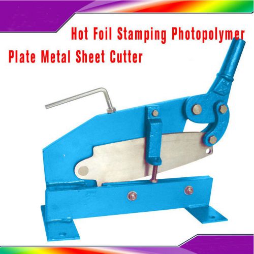 Hot Foil Stamping Photopolymer Plate Foil Plate Cutter Steel Plate Slitter Trim