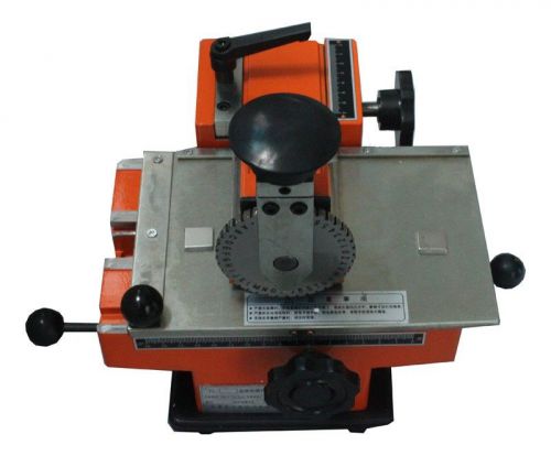 Semi-automatic sheet embosser metal stamping printer marking machine label 4mm for sale