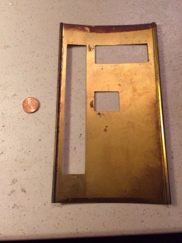 Vintage inter locking  brass stencil letter &#034;f&#034; 4.75&#034;x 8.25&#034;crafting steampunk for sale
