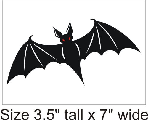 2X Wide Black Bat CAR AUTO VEHICLE WINDOW BUMPER VINYL GRAPHIC STICKERS DECALS