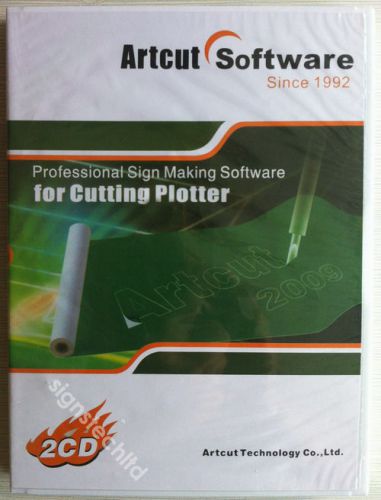 ARTCUT 2009 Sign Making Software 9 Languages For Vinyl Cutting Cutter Plotter