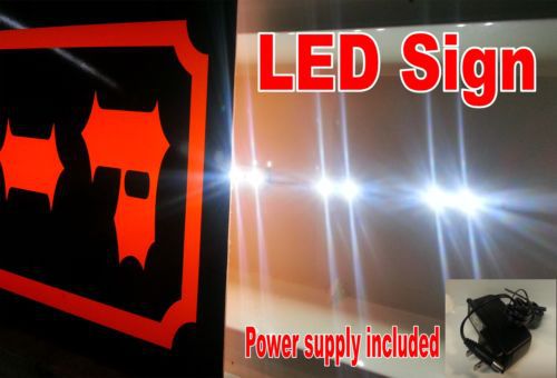 LED Light Box Sign - We Sell Herbal Products - Horizontal 46&#034;x12&#034; window signs