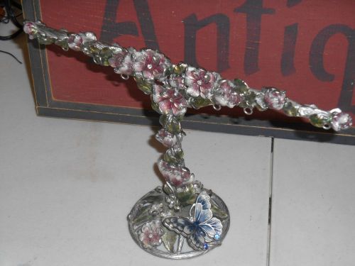decorative metal roses,butterfly earring display stand