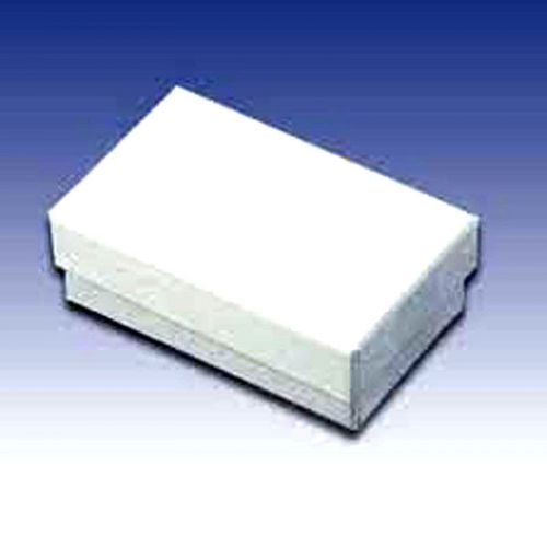 Wholesale 100 White Cotton Filled Jewelry Gift Boxes 3x2&#034;