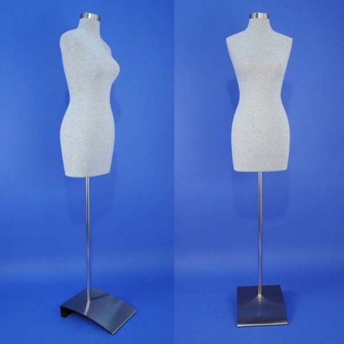 Brand New Gray Female Mannequin Dress Form F03-G 