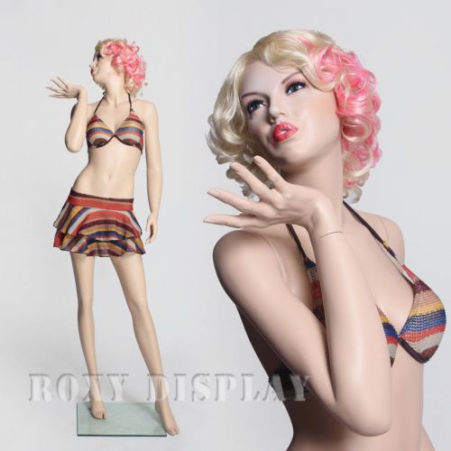 Fiberglass Female Display Mannequin Manikin Manequin Dummy Dress Form MZ-MONROE4