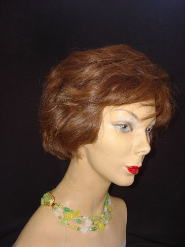 1940&#039;s JOHN MICHELI&#039;S  Mannequin Head Bust - Store Display  Patented - Hair -RL