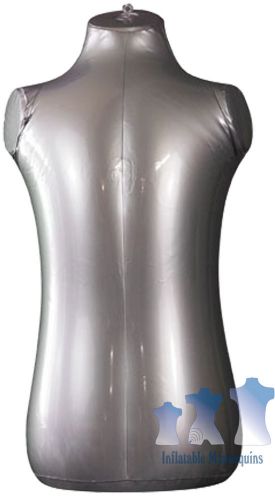 Inflatable Mannequin, Toddler Torso, Silver