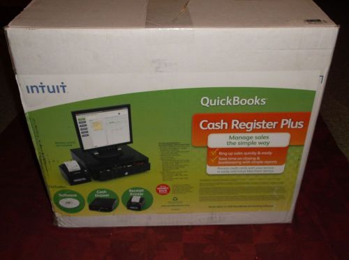Intuit QuickBooks Cash Register Plus full hardware and upgraded software, no res