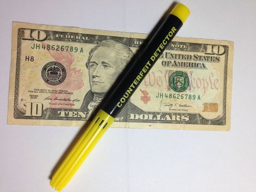 COUNTERFEIT MONEY DETECTOR PEN Security *Free shipping US Dollars Euros Canadian