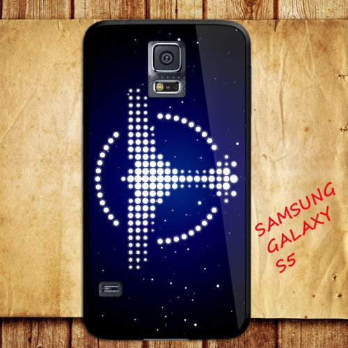 iPhone and Samsung Galaxy - Blue Glow Bird DJ Tiesto Disk Jockey Logo - Case