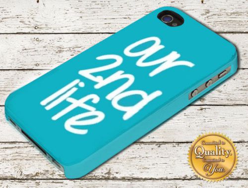 O2L Our Second Life Blue Quote iPhone 4/5/6 Samsung Galaxy A106 Case