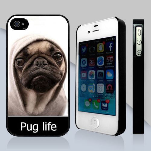 New Pug Life Funny Amazing Dog Case cover For iPhone and Samsung galaxy