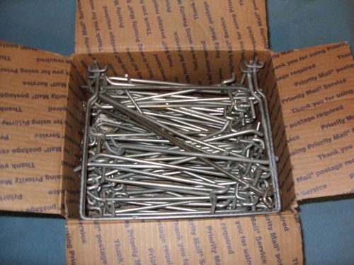 85 Used  Pegboard Hooks of Mix Sizes 6&#034;- 8&#034;- 10&#034; and more  Free Shipping