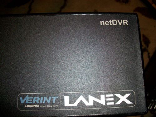 Verint net DVR Security Camera Network system