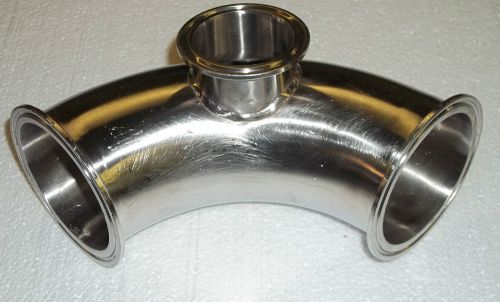 3&#034; stainless steel 90 degree elbow with 2&#034; insert for sale