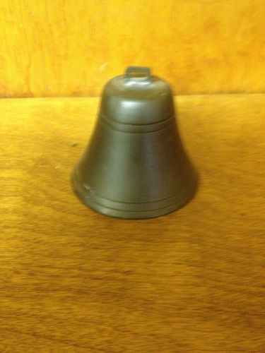Antique Vintage Brass Cow Goat Bell With Clanger