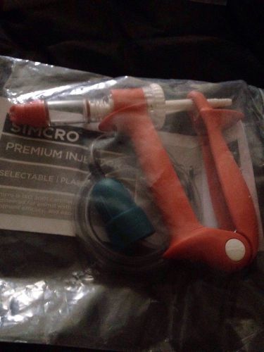 Simcro Injector 0.5-5ml Vaccination Injection Gun Cattle Sheep Pigeons Pigs