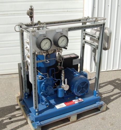 Reconditioned 10 hp diaphragm type gas compressor package for sale