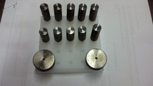 12pcs special large and long rivet die sets for pneumatic rivet squeezer for sale