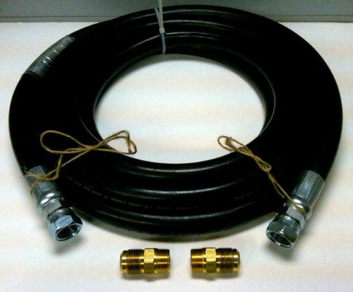 15&#039; 3/4&#034; natural gas propane tri-fuel generator supply hose 3/4&#034; mnpt adapters for sale