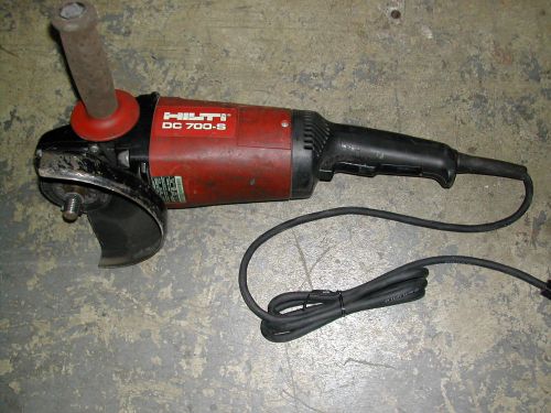Hilti dc 700-s 7&#034; grinder heavy duty 15 amp 120 volt 8000rpm cutoff wheel polish for sale