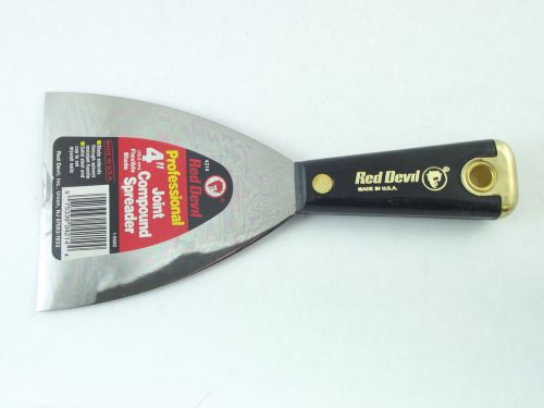 (CS-432) Red Devil Taping Knife 4200 Pro Series - 4&#034; (10.2 cm) Flex Pn:4214