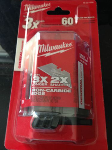Milwaukee utility blades &#034;new&#034; (60-pack ) for sale