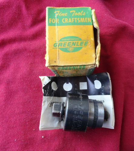 GREENLEE KNOCKOUT PUNCH CAT. NO. 730 - 1 1/4 &#034; ROUND RADIO CHASSIS PUNCH N.R.