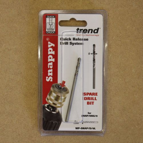 TREND WP-SNAP/D/9L 3.5MM 9/64&#034; SPARE DRILL BIT FOR SNAP/DBG/9