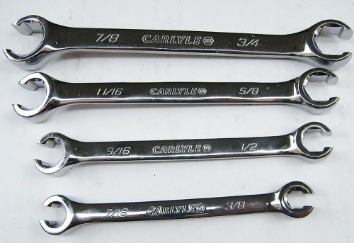 NAPA Carlyle NEW 4pc Flare Nut Wrenche Set NEW