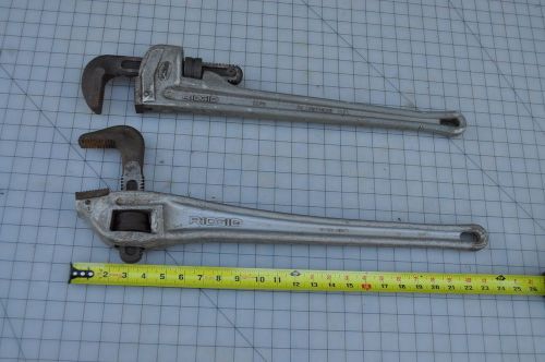 Ridgid heavy duty aluminum 24&#034; offset wrench/ridgid aluminum  24&#034; pipe wrench hd for sale