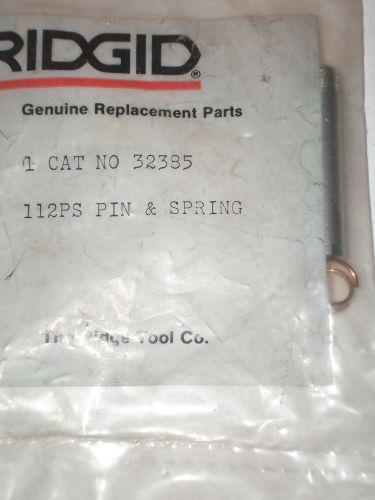 Ridgid 112PS Pin &amp; SPRING FOR  ADJ. WRENCHES