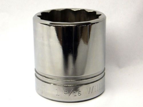 Williams 1/2&#034; drive 1-5/16&#034; 12-point shallow socket st-1242 for sale